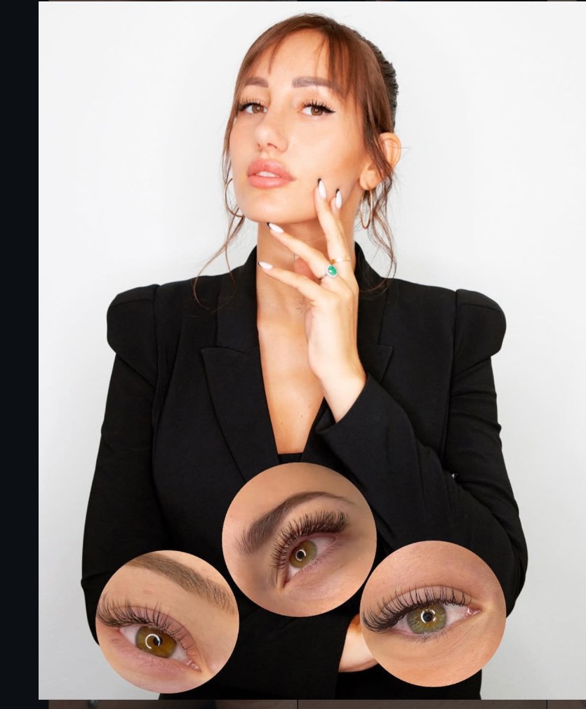 Training class NM Lashes — esempi di lavori delle corsiste